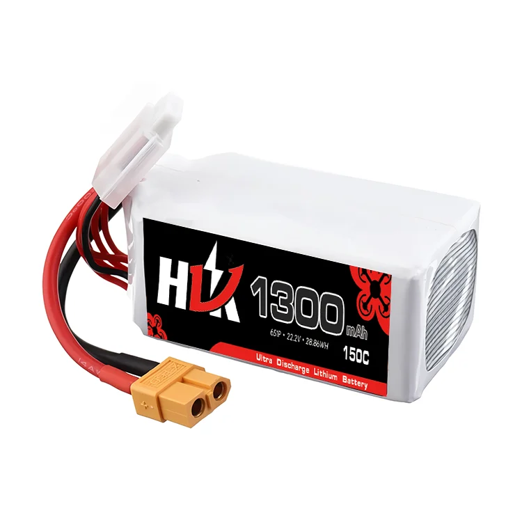 Заводская цена, высокая скорость 1380 мАч, 6S 22,2 V 150C A, материал, Rc Lipo аккумулятор, литий-полимерный