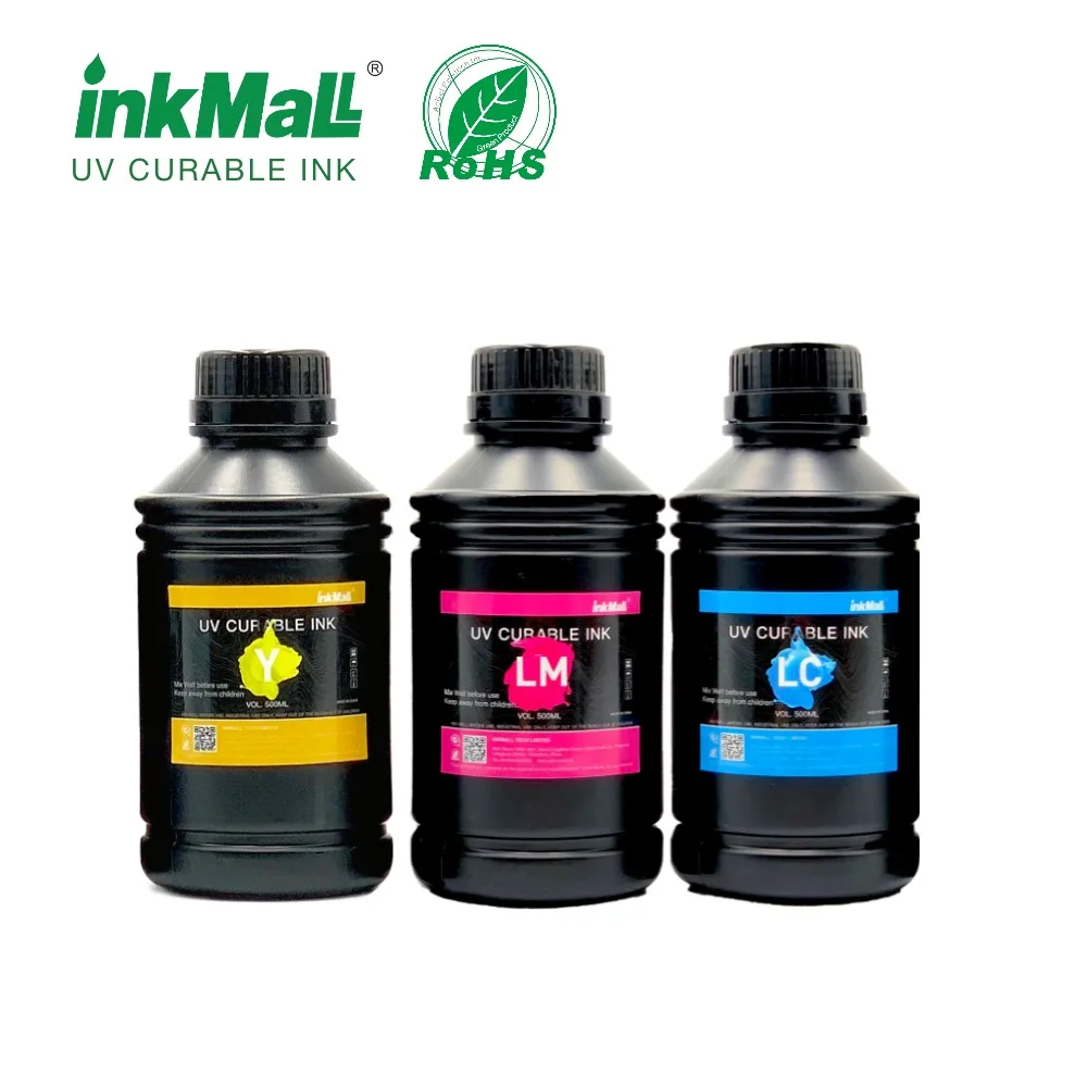 500ml Excellent Fluency LED UV ink for Epson V540 TX800 XP600 UV inkjet printer ink