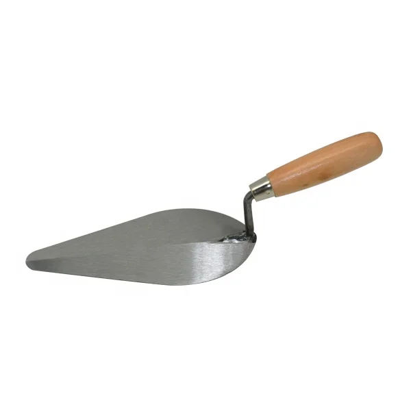 10' Carbon Steel Blade natural color Wooden Handle Bricklaying Trowel Garden Tools concrete tool