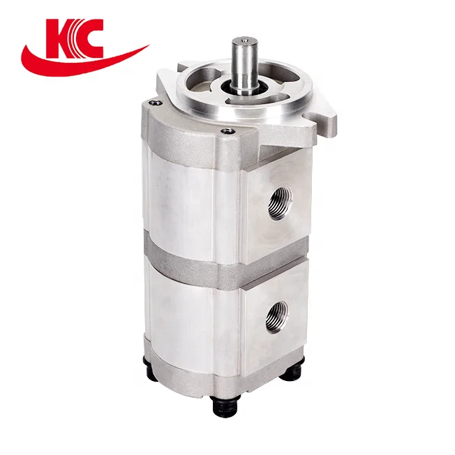 Factory Sale Hydraulic Double Gear Pump High pressure High flow Multiple hydraulic pump
