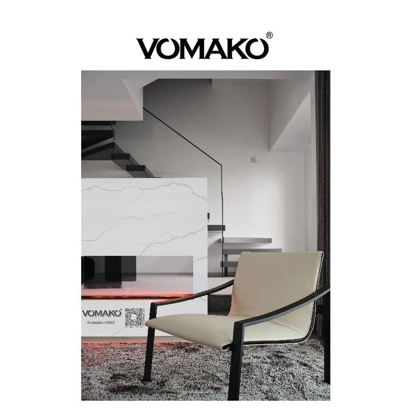 Exclusive and Innovative Textures Customized Artificial Stone for Minimal Style Villa  Top