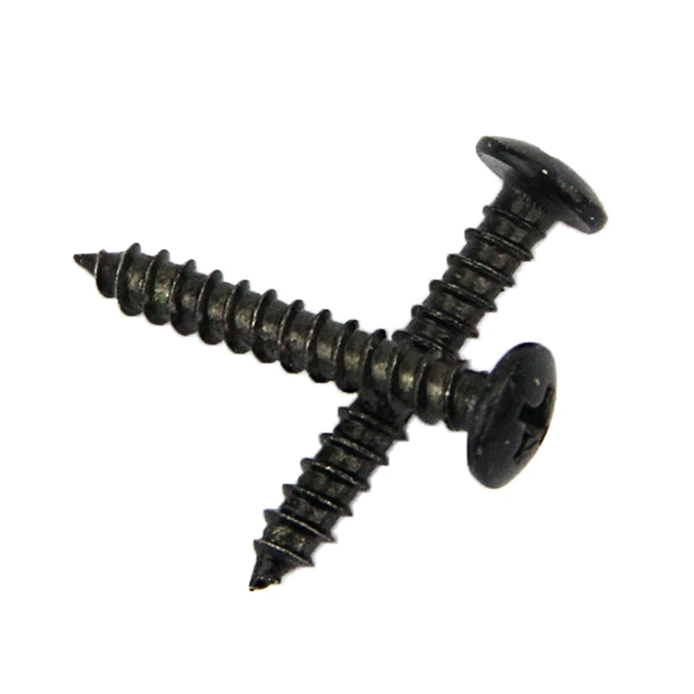 Machine Making Black Drywall Screws Wood To Metal Dented Hex Head Cone Point Self Tapping Screw For Plasterboard