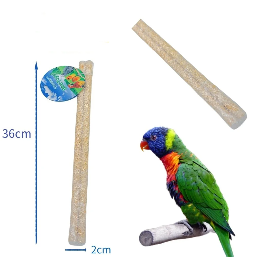 Colorful Pet Bird Cage Perches Parrot Chew Toy for Sale Natural Living Wooden bird ladder  for parrots toy cage toy