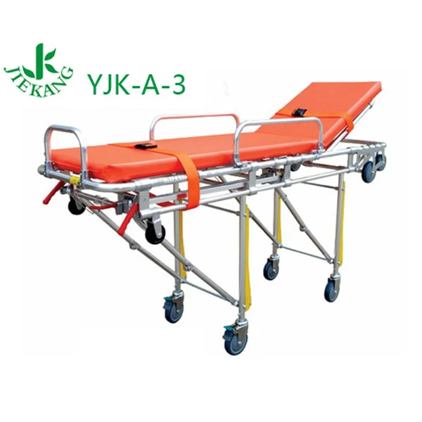 Hospital Stretcher Folding Medical Aluminum Self-Loading Alloy Emergency Trolley Ambulance Stretcher