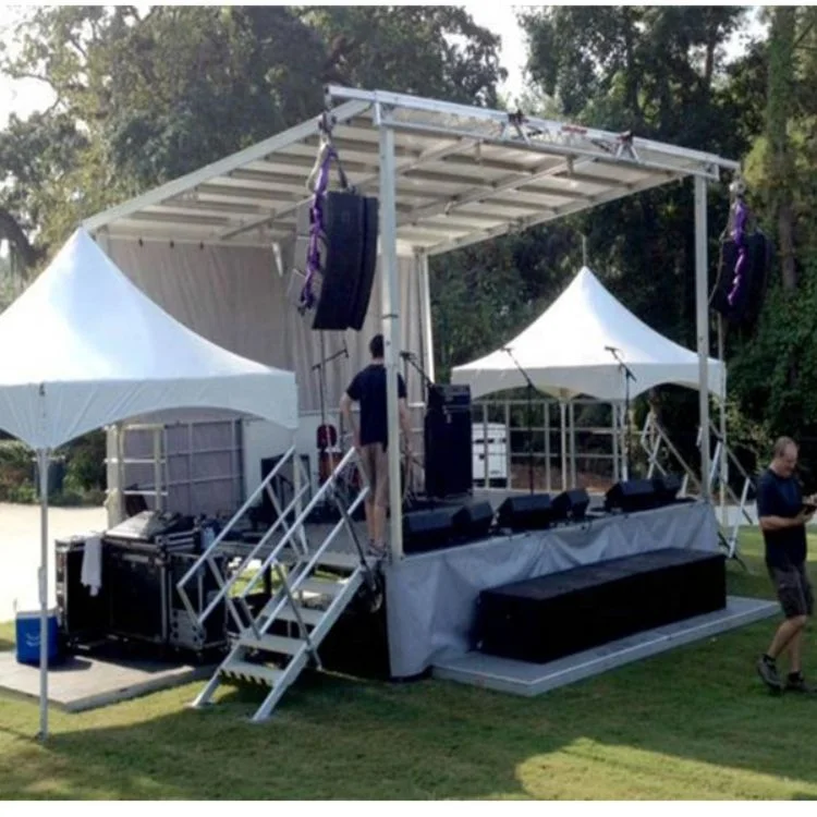 Dragonstage event party Outdoor Concert Stage Tent Truss aluminium roof and truss structure