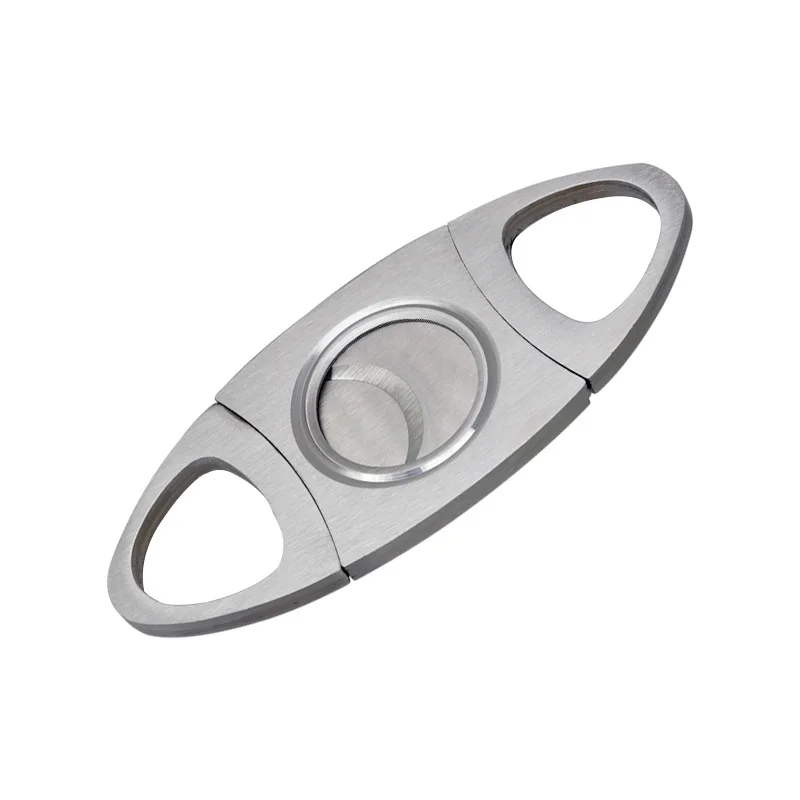 Classic Cigar Cutter Stainless Steel Sharp Guillotine Knife Cigar Cutter Stainless Steel with Double Blade for Cigar Cutting
