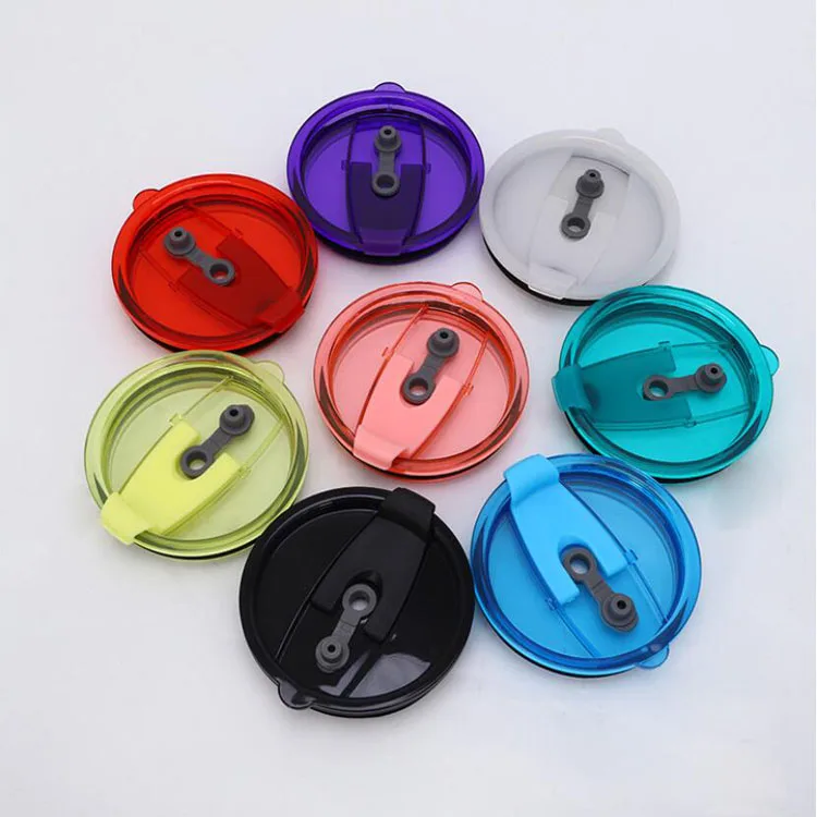 Hot Sale 20oz 30oz Spill Proof Eco Clear Plastic Lid Promotional Tumbler Cup BPA Free Plastic Lid