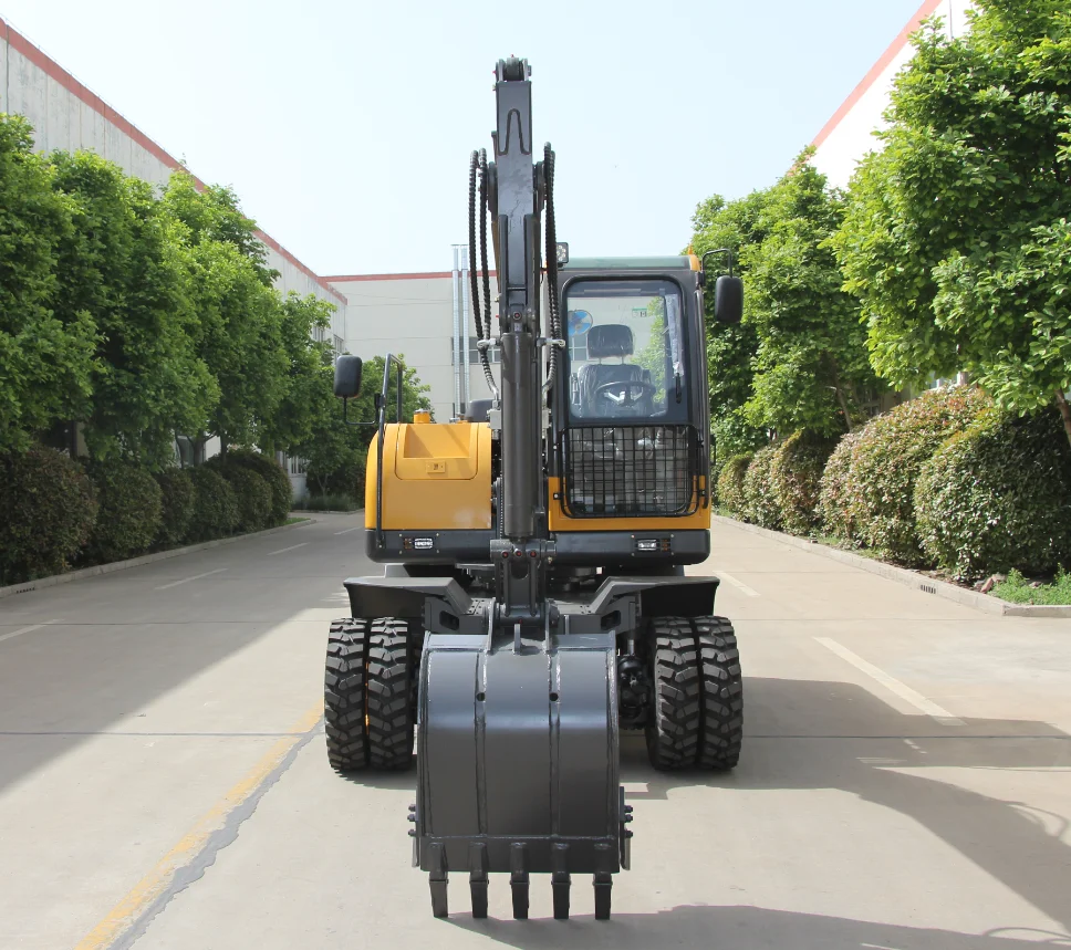 fast delivery low price 6 ton wheel digger machine excav