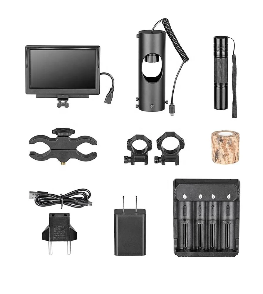 
Night Vision Riflescope Hunting Scopes Optics Sight Tactical 850nm Infrared LED IR Waterproof Night Vision Device Hunting Camera 