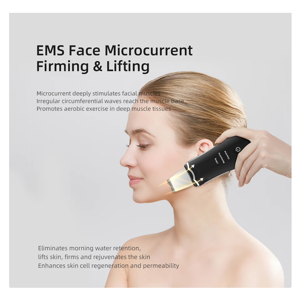 Professional Micro-current Face Lift RF Led Anti Wrinkle Beauty Device Home Use Face Lift Skin Tightening Facial Massager