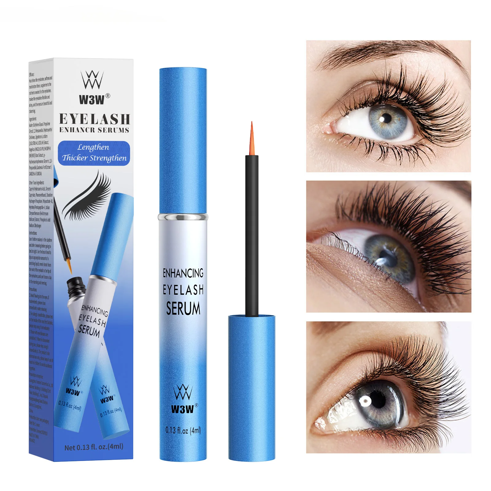 Brow Growth Serum private label Organic hot sale longer thicker eyebrow serum great long mascara  Lashes Growth Without Hormones