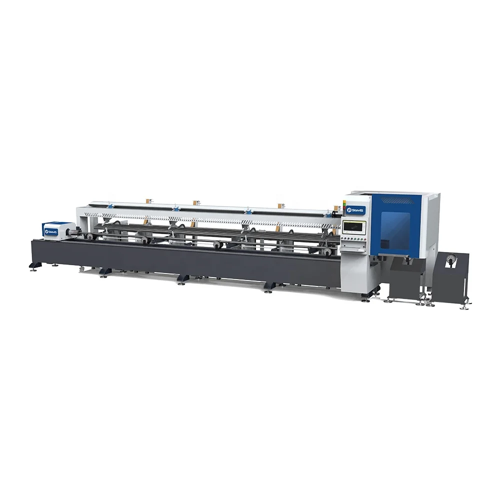 Profile and Pipe Laser Cutting Machine SteviS Fast Delivery European Standard 3000W 160mm Pneumatic Chuck Tube Cutter