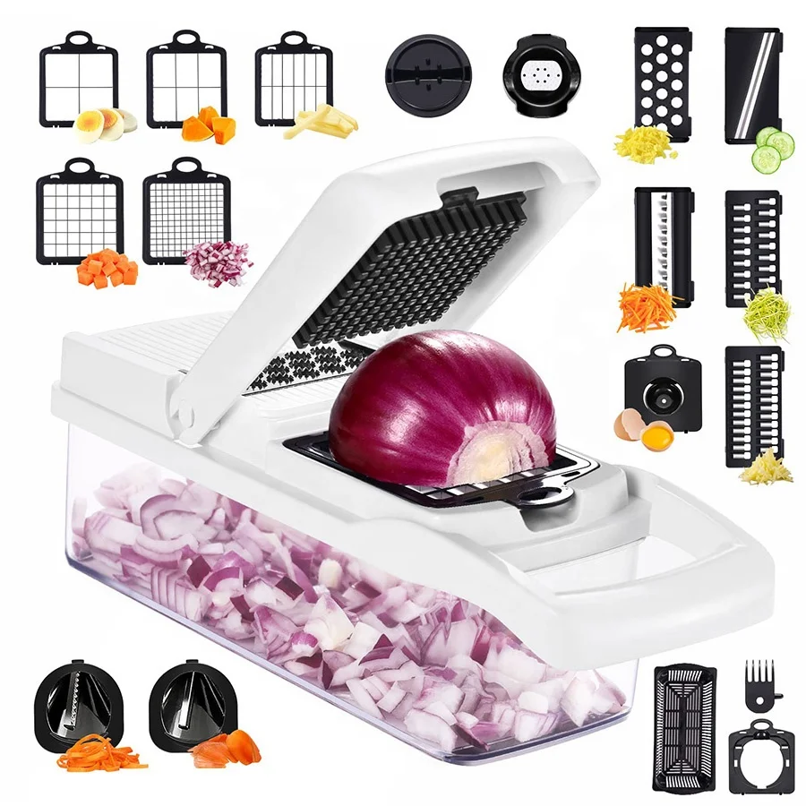 Multifunctional hand grater chopper vegetable slicer spiralizer mandoline onion mixcer fruit vegetable chopper slicer dicer