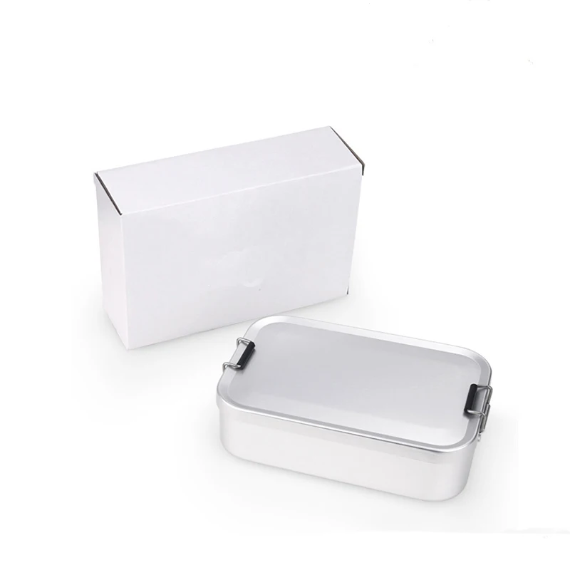 Food grade takeaway lunch box aluminum bento lunch box