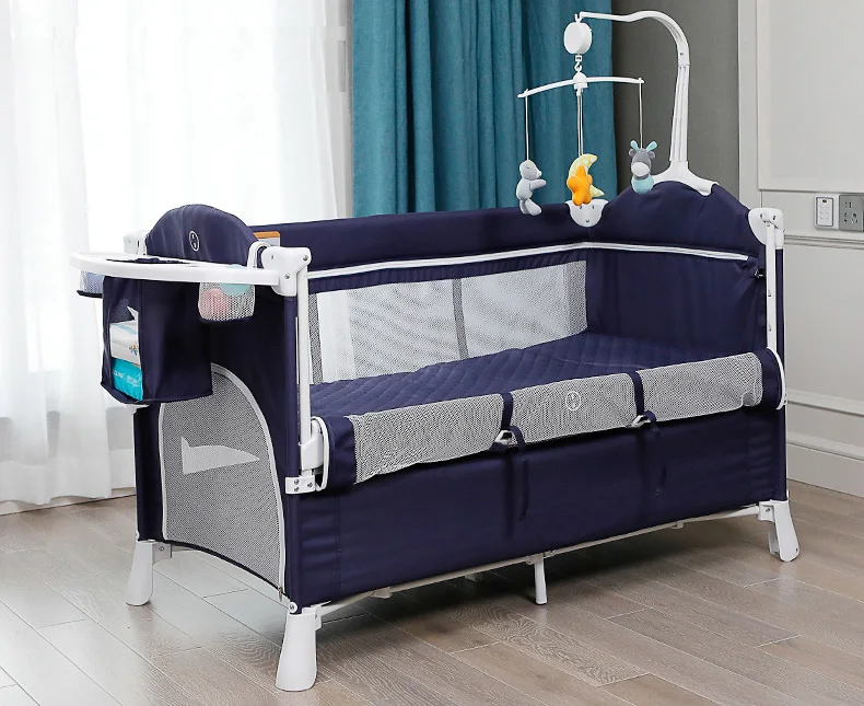 
High quality baby play pen safety baby game yard with net fabric 