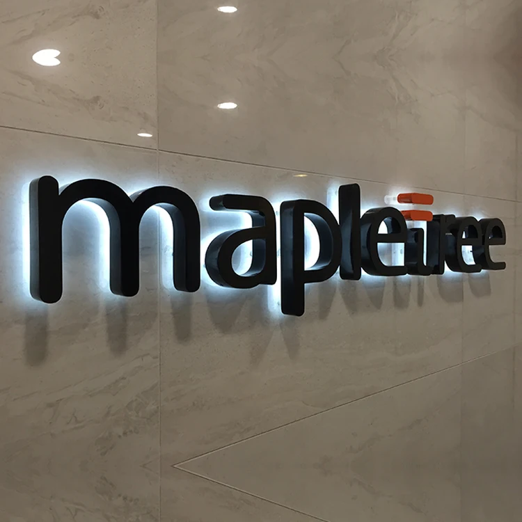 
Custom made advertising decoration enseigne lumineuse/Wholesale acrylic 3d channel letter/Backlit luminous sign letter 