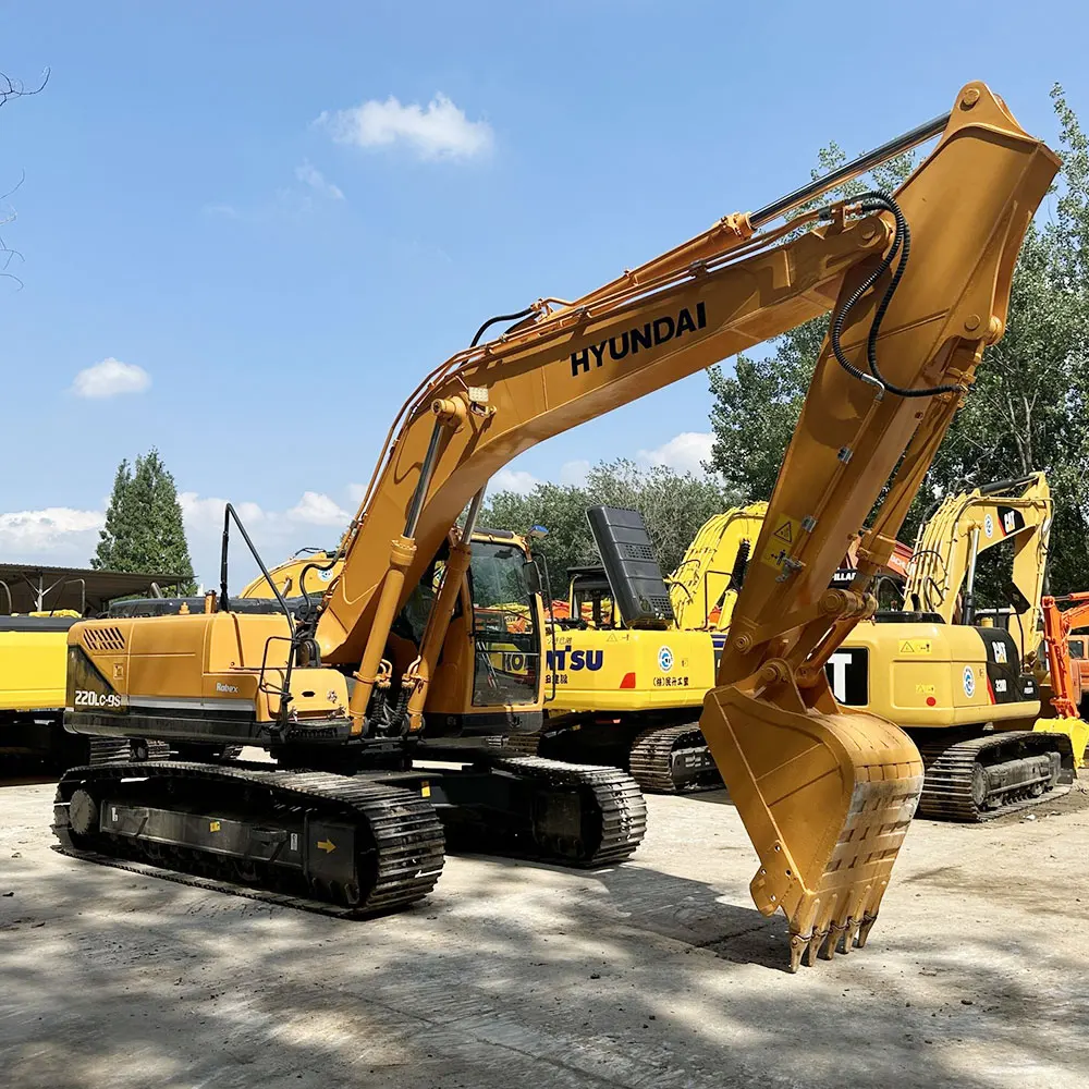 Korea Original Hyundai 220LC-9S Excavator 20ton Hyundai 220 225LC-9T crawler hydraulic Used Excavator