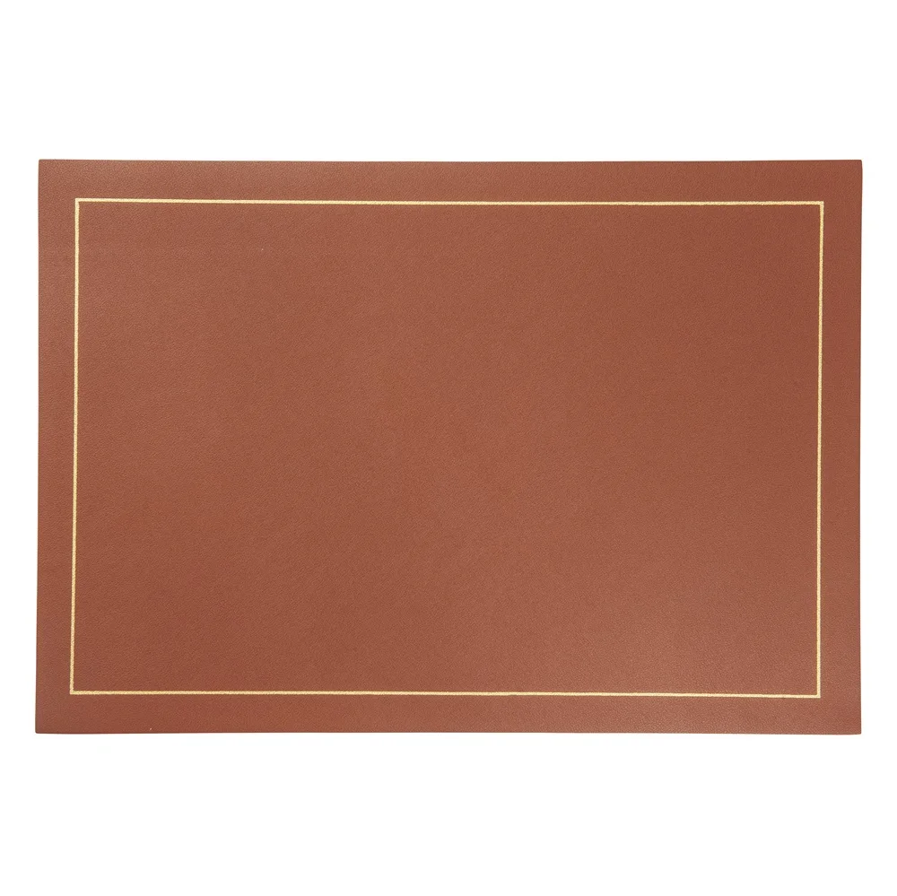 PVC leather table mat table leather mat leather crocodile round table placemats