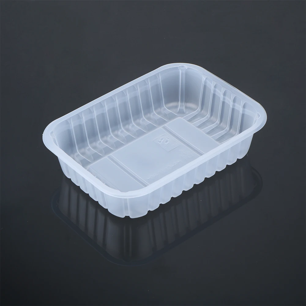 disposable pp recyclable Plastic Frozen Safe food  Meat packaging Tray for food