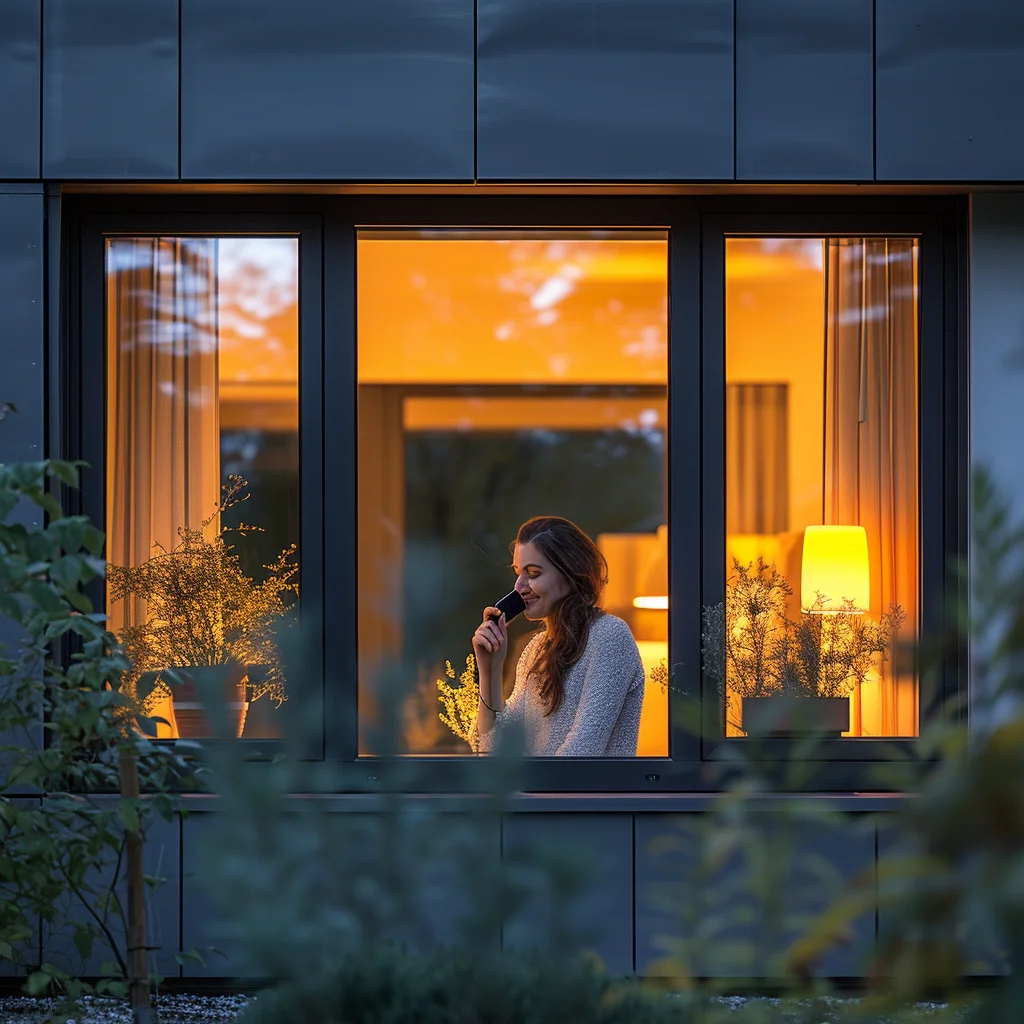 Hurricane impact house customs triple double glazed glass picture window Magnetic blinds turn tilt thermal break casement window