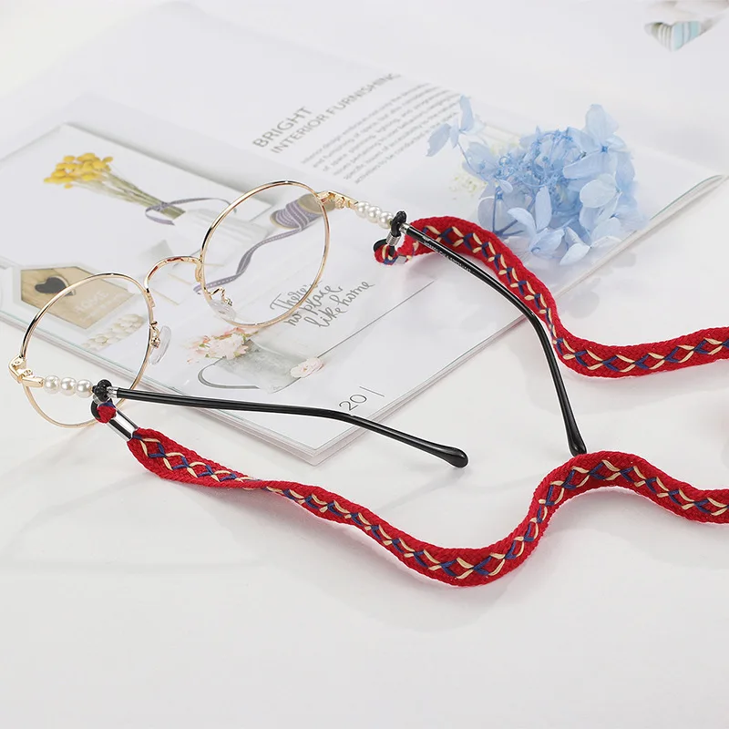 Glasses Chain Holders Ethnic Style  Eyewear Lanyard Retainer Cord Korea Style Vintage Sport Sunglasses Strap