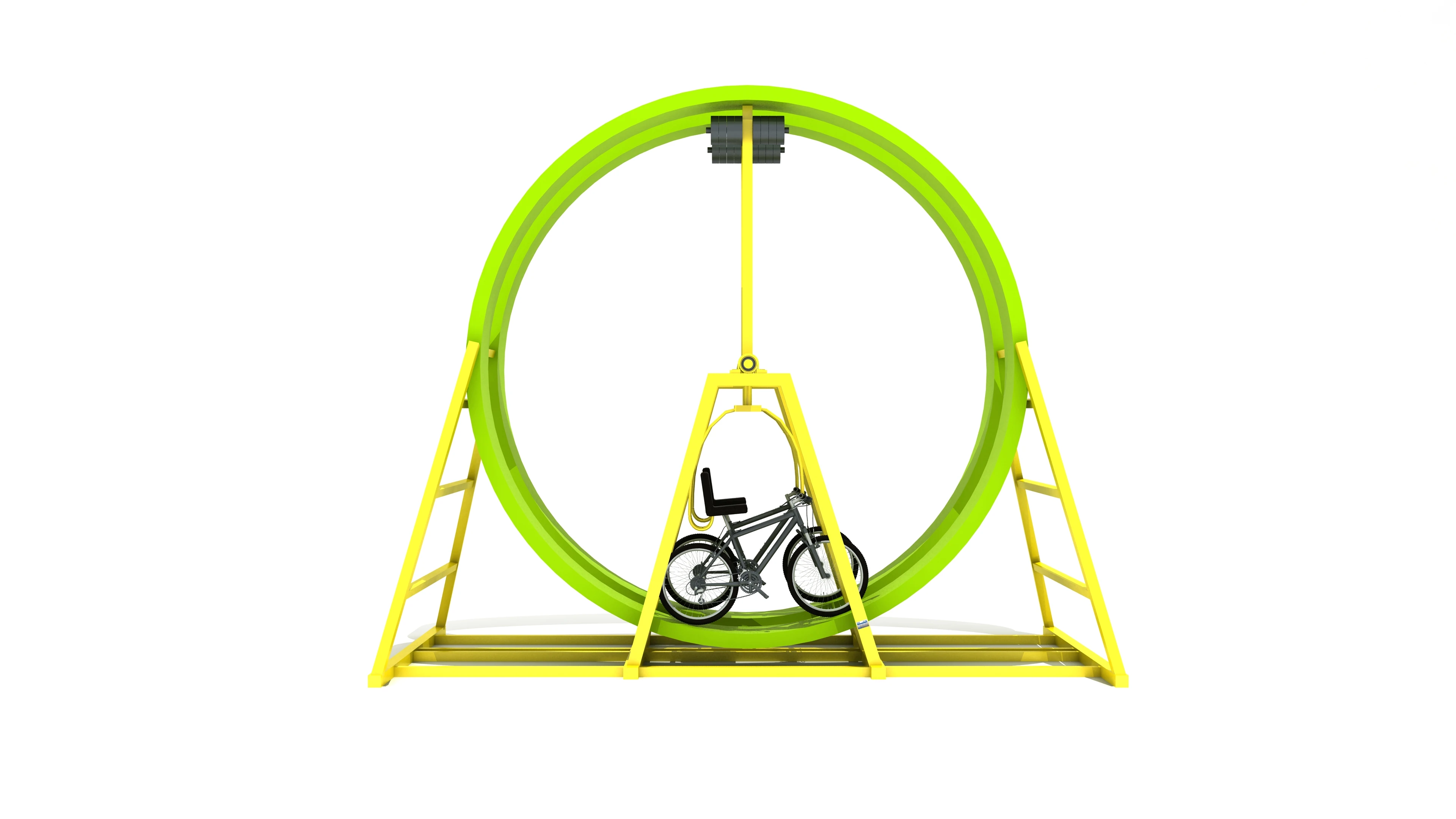 360 Degree Flying Bike for Outdoor Playground Amusement for Backyard Carnivals and Sale of Manpower Flying Bike Rides Equipment