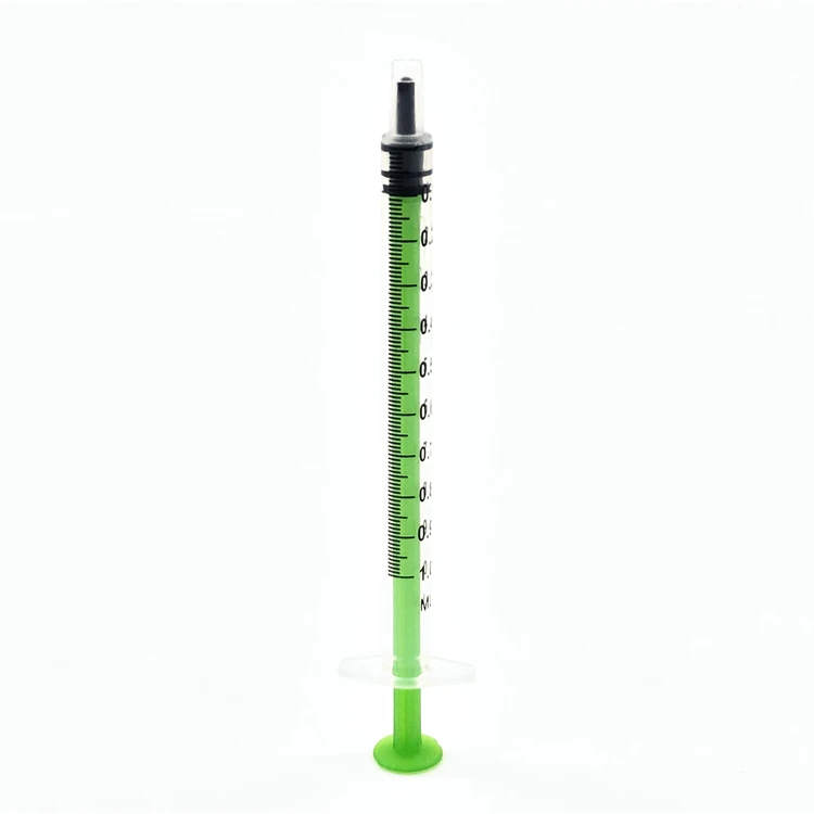 
1ml Colored Disposable Low Dead Space Tuberculin Syringe 