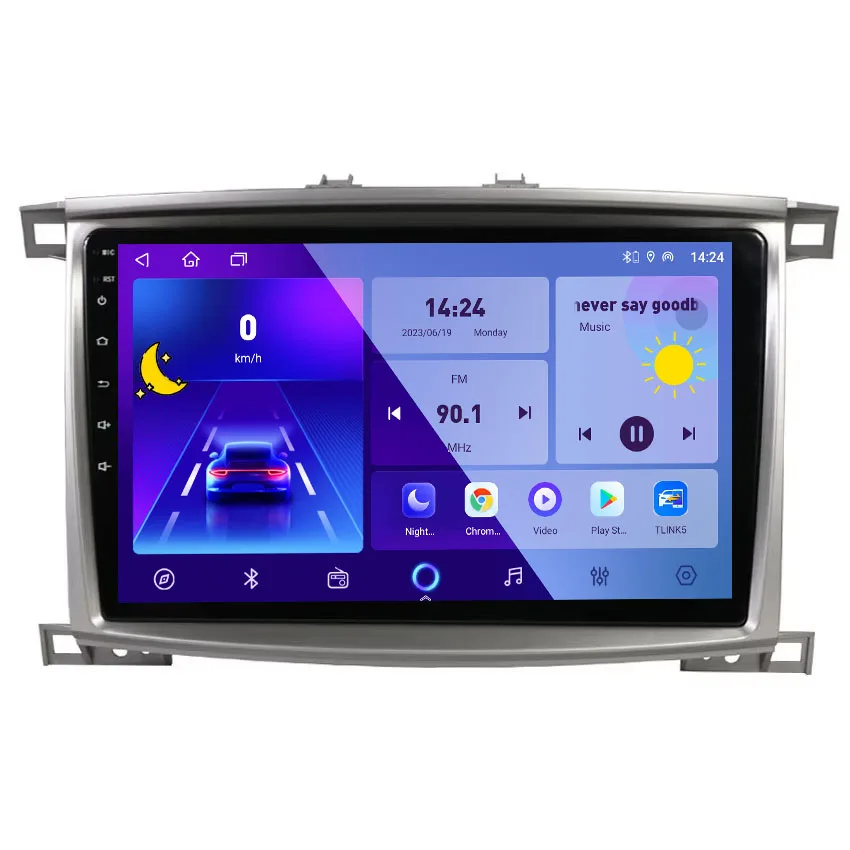 DSP 4G android Car multimedia player for Toyota Land cruiser 100 car radio GPS navigation stereo LC100 for Lexus LX470