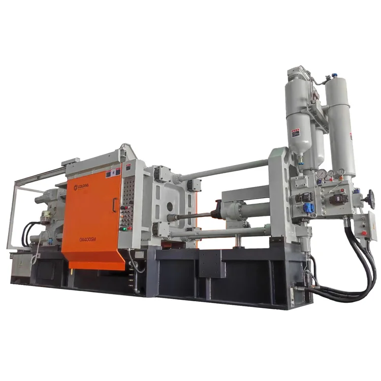 Extended water baffle 400T aluminium alloy public lights lamp housing holder cupcold chamber die casting machine manufacturer