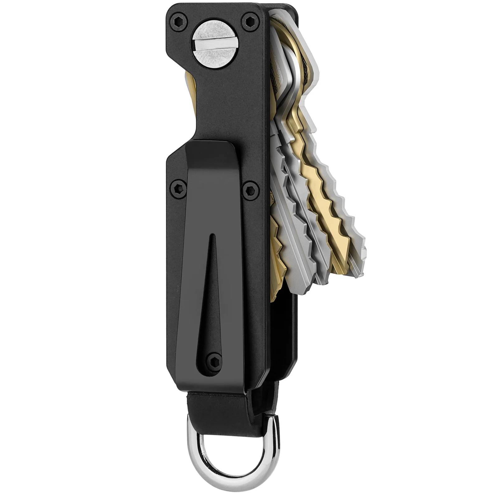 Slim Minimalist Metal Key Organizer Holder Keeps Your Keys Become Silent And Avoid Scratches