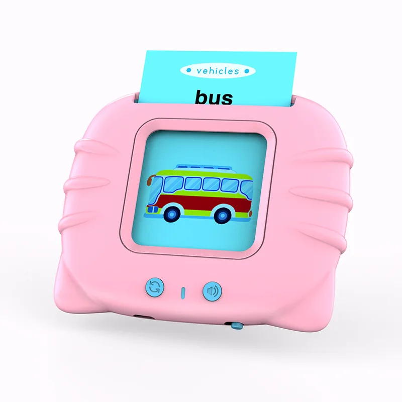 Custom Educational Kids Audible Talking Flash Cards Reader Learning Toys Talking Flashcards