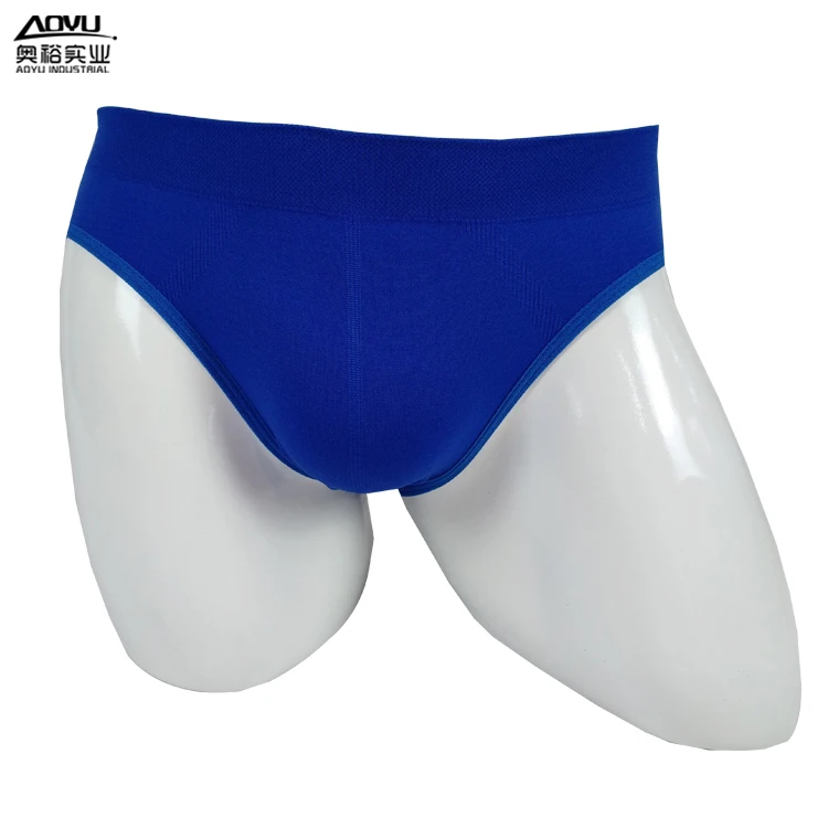 Wholesale Seamless Underwear Man Elastic Waist Band Close-Fitting Comfortable Cotton Underpants   Boxer Briefs For Men