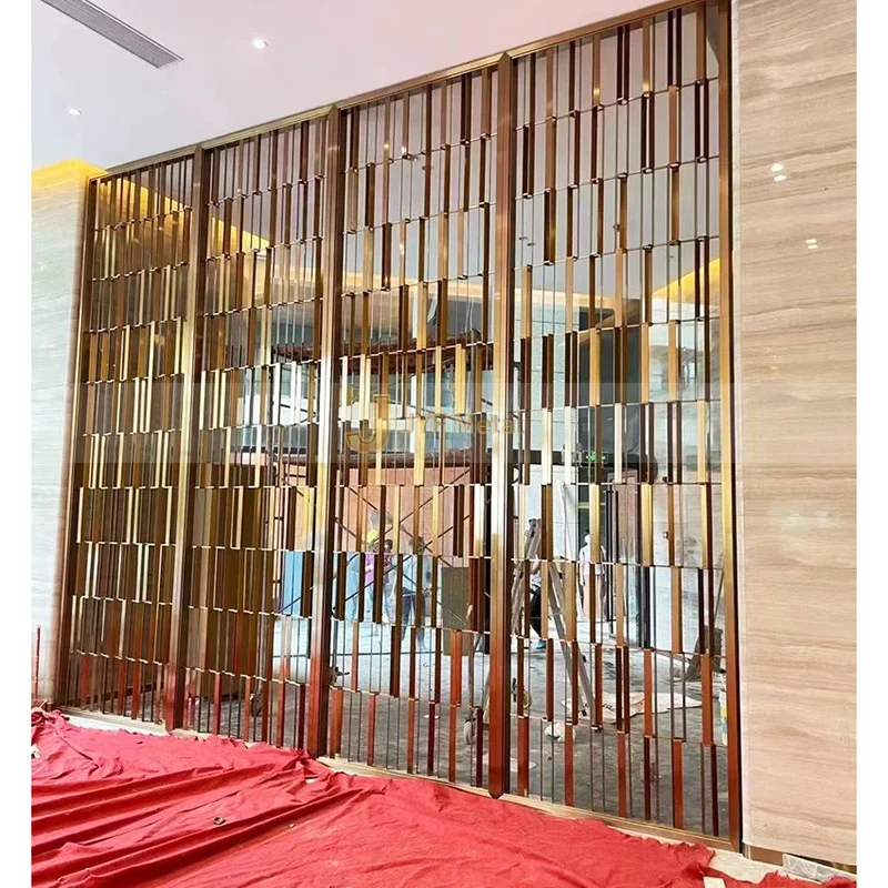 For Restaurant Decorative Customized Factory Price Hot Rolled Good Quality Stainless Steel Garden Metal Screens Decorative