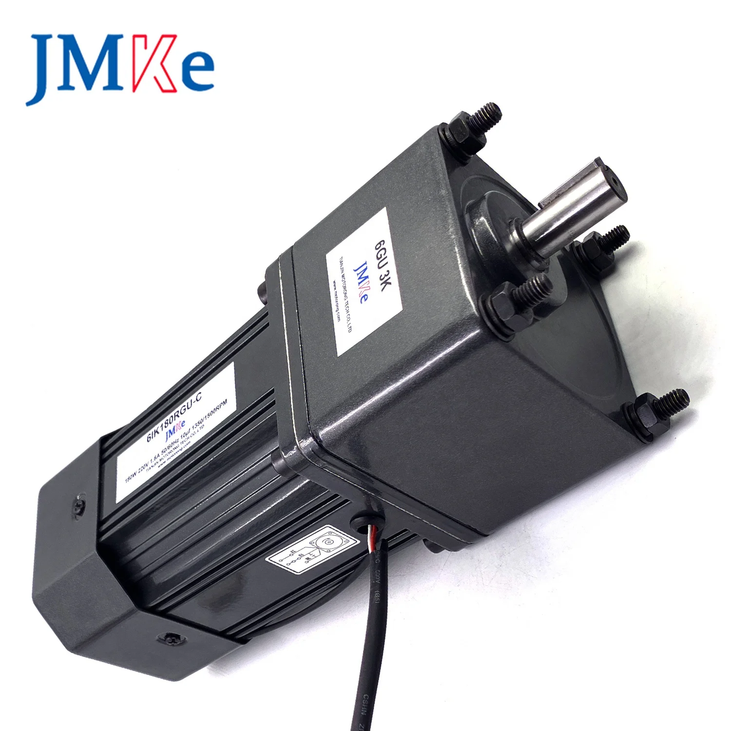 JMKE 180W 104*104mm low speed 110v 220v AC Single Phase Gear Motor