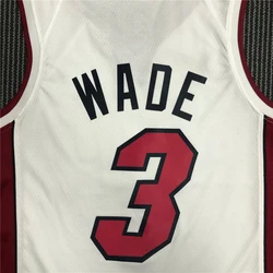 75th  Anniversary  Heat Press Diamond Logo T-shirt Custom Name Wade Butler Herro Adebayo Miami Basketball Jersey Uniforms