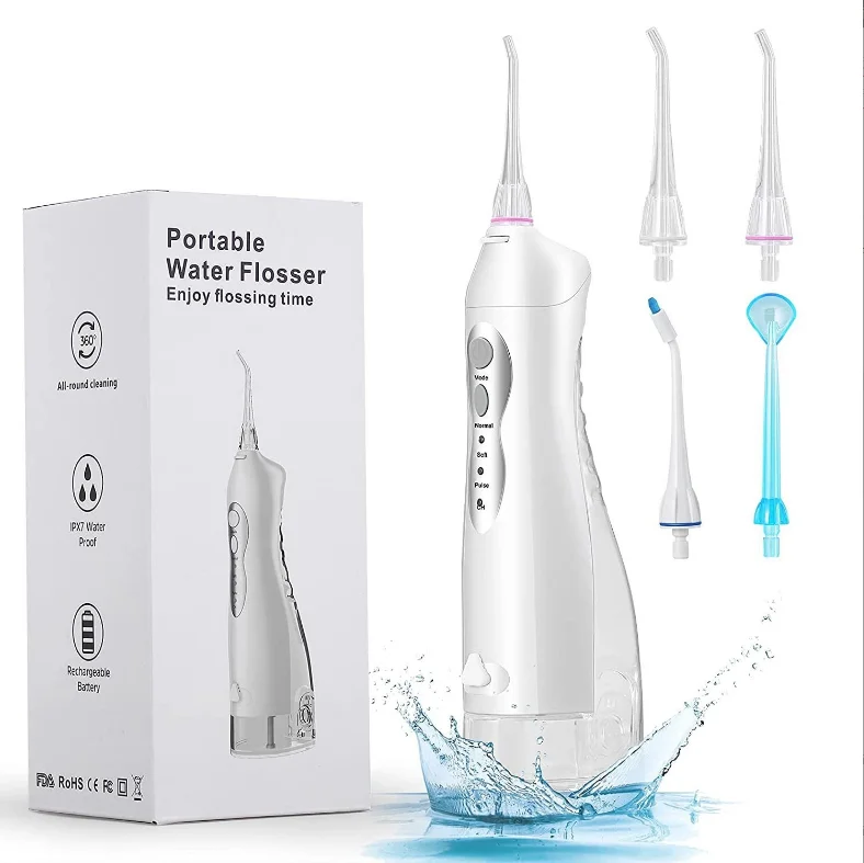 Siillk Dental Portable Teeth Cleaner Oral Irrigator USB Type C 360ML Travelling Irrigator UV sterilized Water Flosser