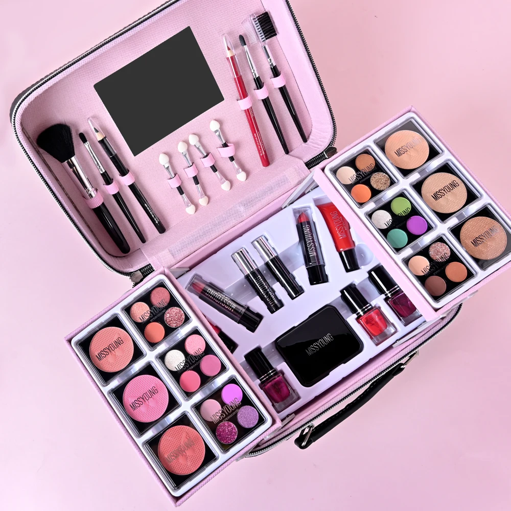 Wholesale sales girl makeup cosmetics set makeup kit Professional Cosmetics Makeup Sets