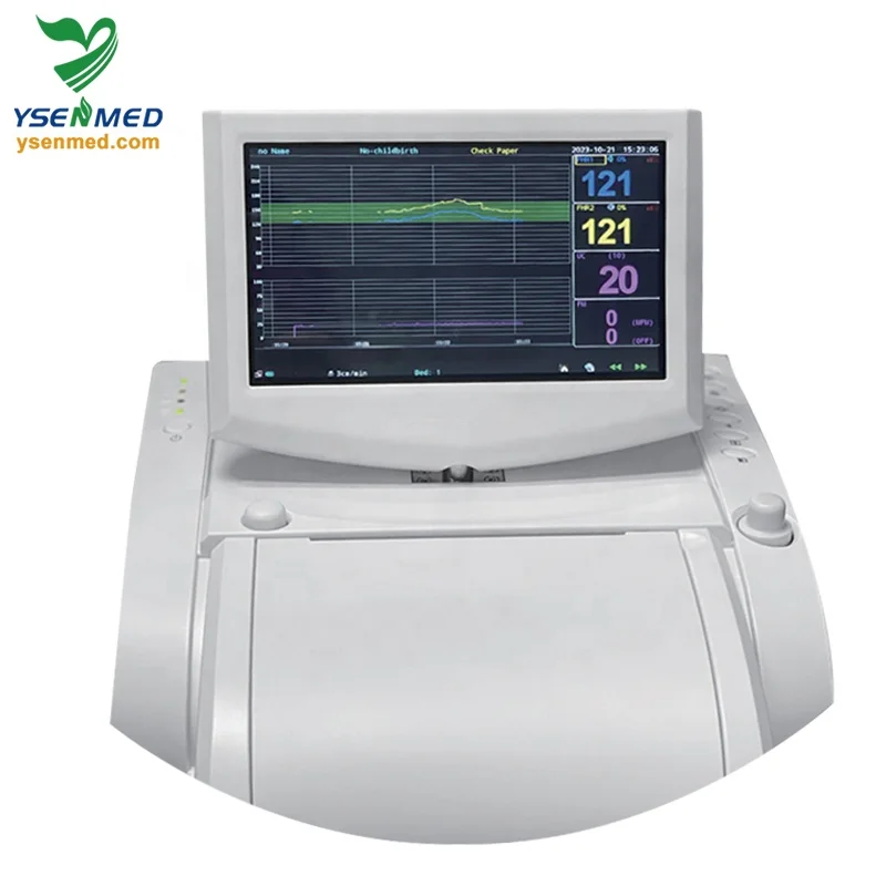 YSFM-G6C Ysenmed Portable cardiotocograph / fetal monitor hospital wireless fetal monitor machine OB ctg fetal monitor price