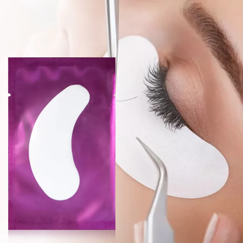 Private Label Hydrogel Adhesive Eye Patch Eyepad Moisture Eye Gel Patch For  Eyelash Extension
