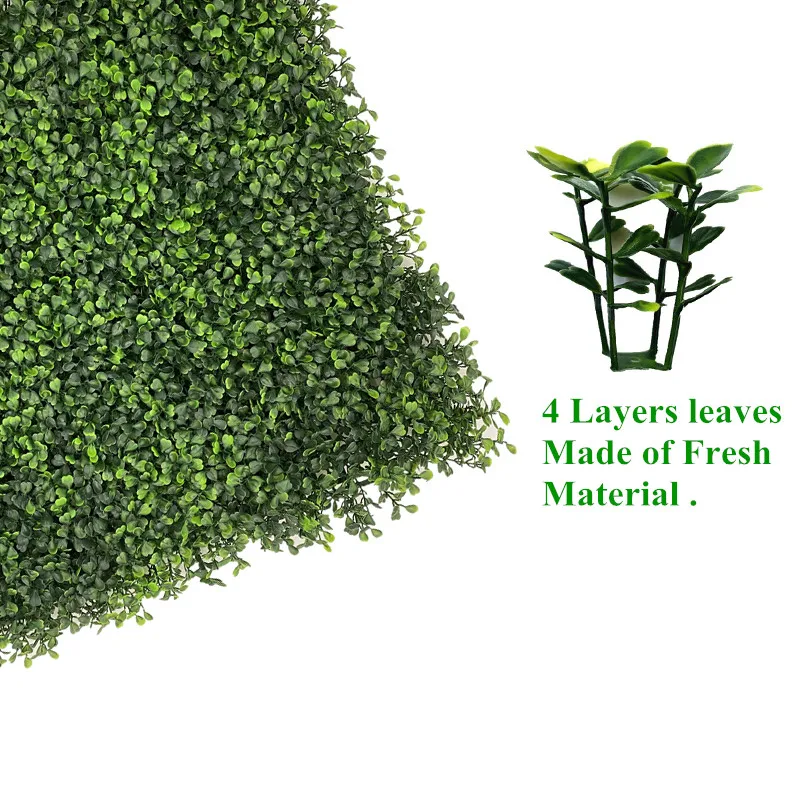 
Anti--uv Artificial Boxwood Mat/panel/hedge Vertical Garden Artificial Plant Decoration Wall Panel Ornaments Plastic 20-25 Days 
