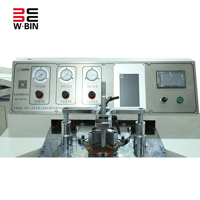 Automatic Intelligent Woodworking Machines Small Countertop Intelligent CNC Nail Angle Machine for Photo Frame Manufacturing