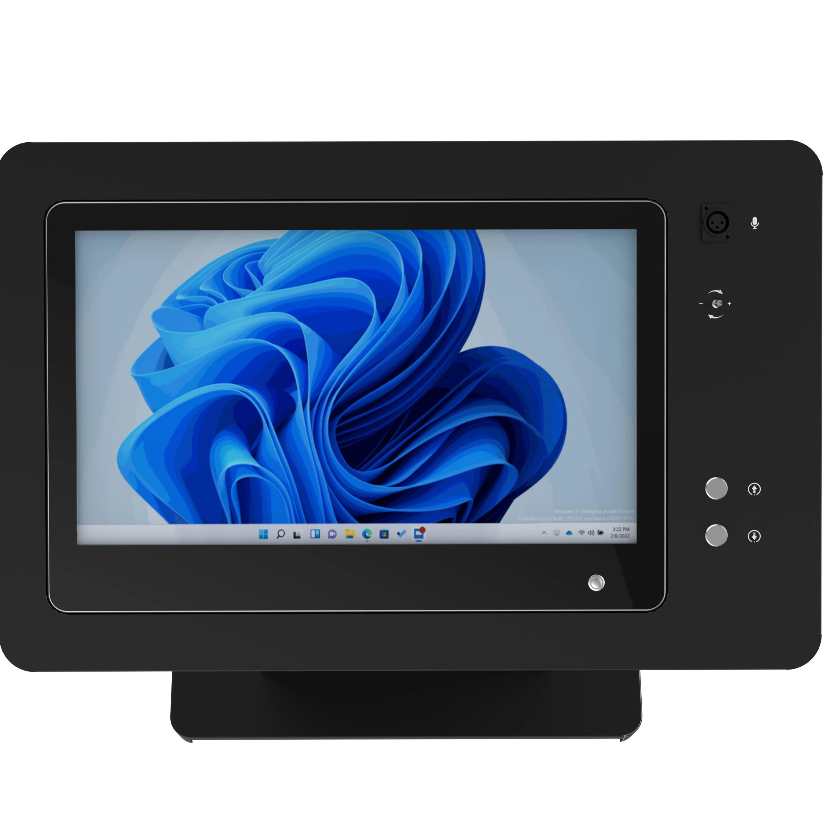 Manufacturer smart multimedia podium stand height adjustable with amplifier system & 21.5 inch writing touchscreen for speech