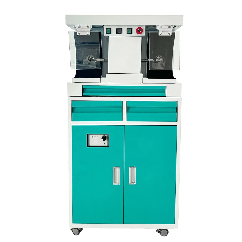 Стоматологическая лабораторная полировальная машина Workbench с пылесборником и шкафом для хранения