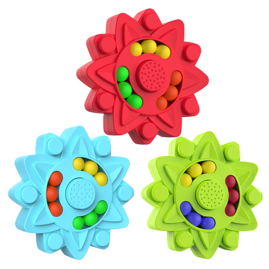 Top sale cube beans wholesale finger top educational toys for children