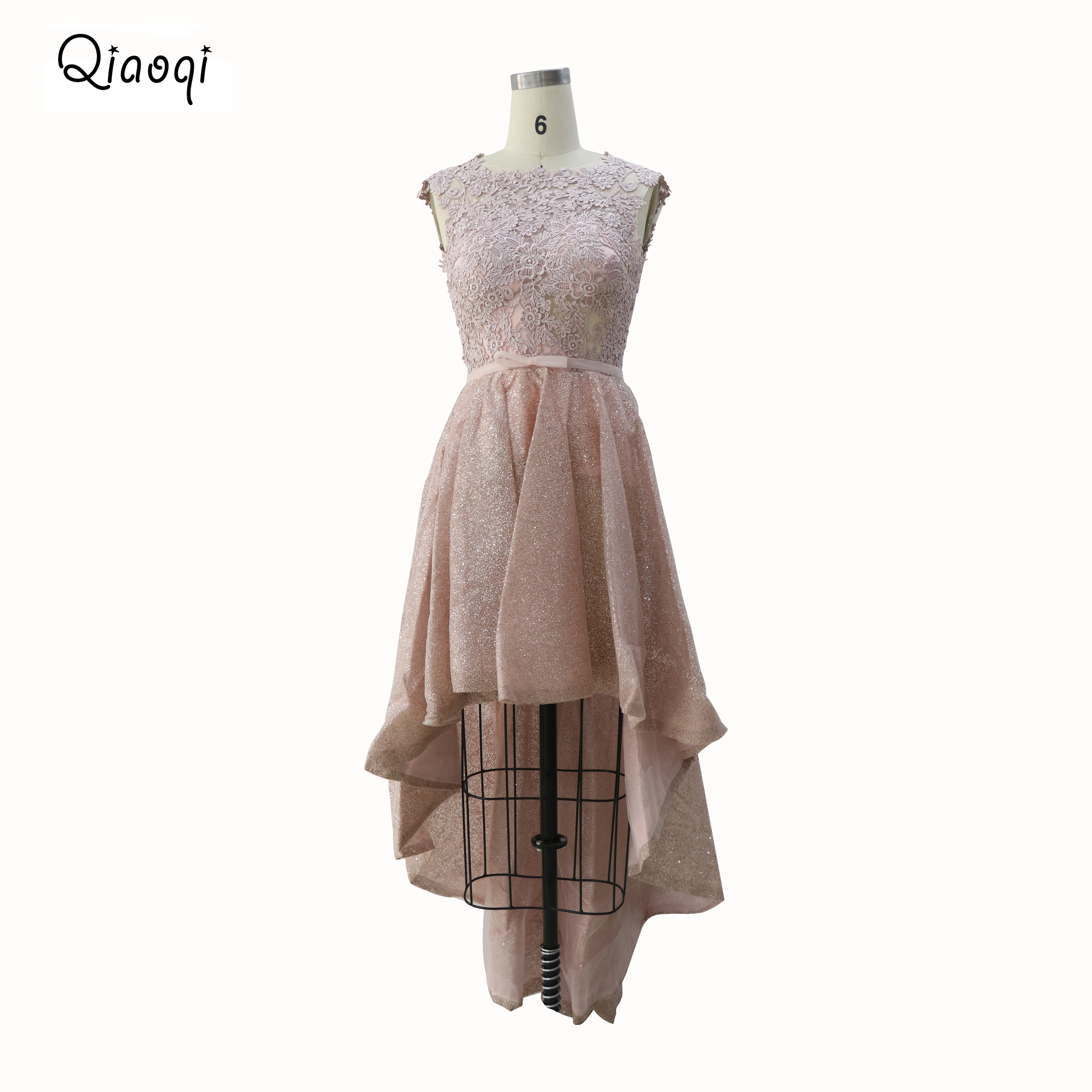 ТРАПЕЦИЕВИДНОЕ блестящее короткое спереди длинное сзади платье деловые элегантные коктейльные вечерние платья