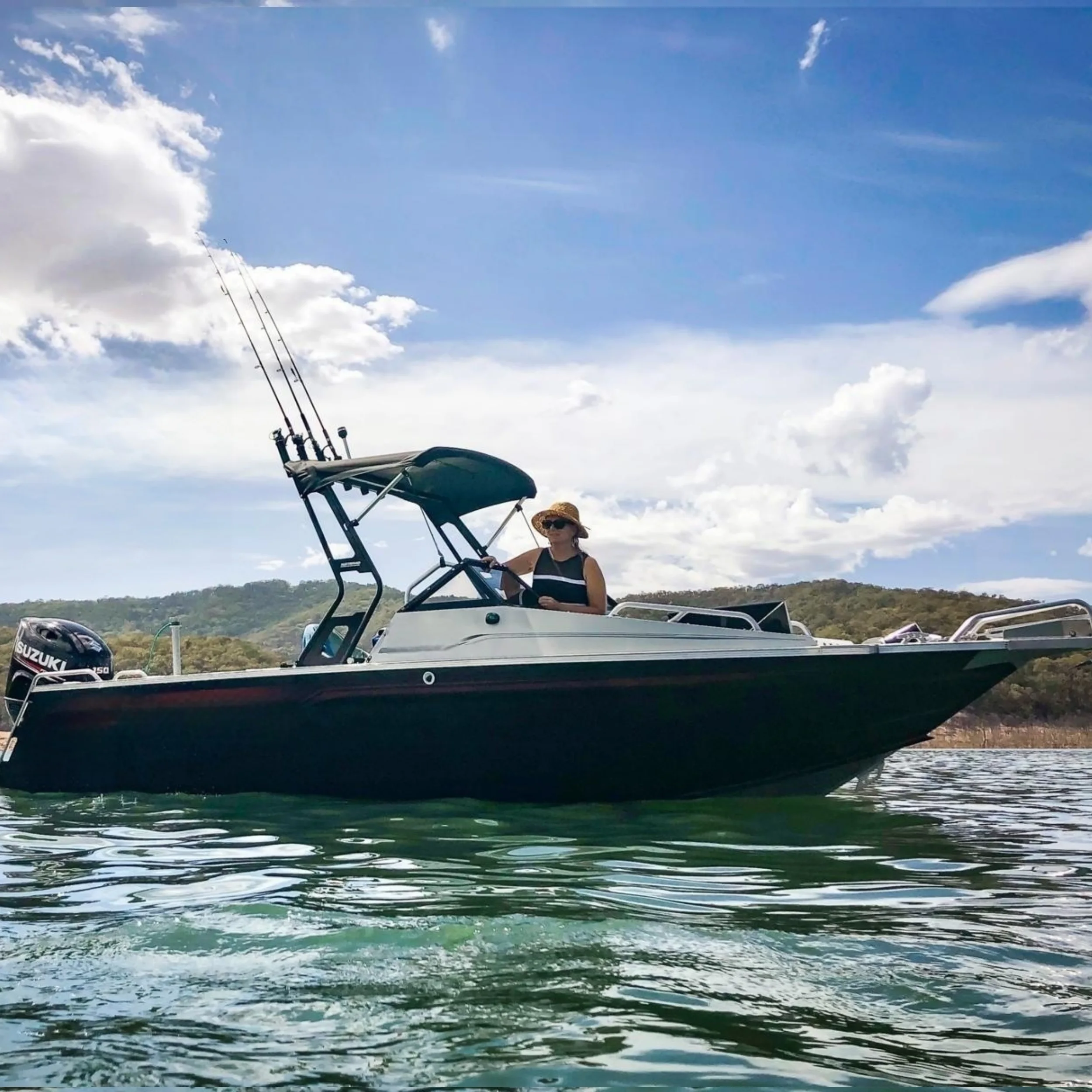 KINOCEAN 6.15m Aluminum Boat Fishing Boat Marine Grade Plate Aluminium 115-150hp Outboard With High Performance For Reselling