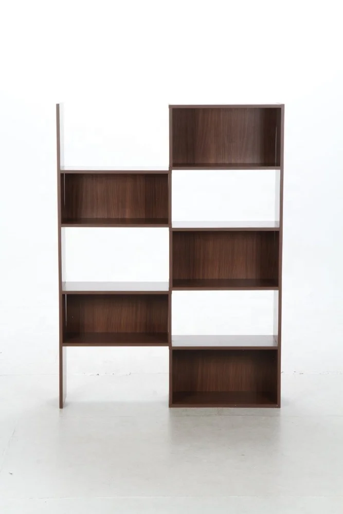 Деревянный вращающийся книжный шкаф 5 ярусов книжная полка многофункциональные кубические книжные шкафы для офисной мебели