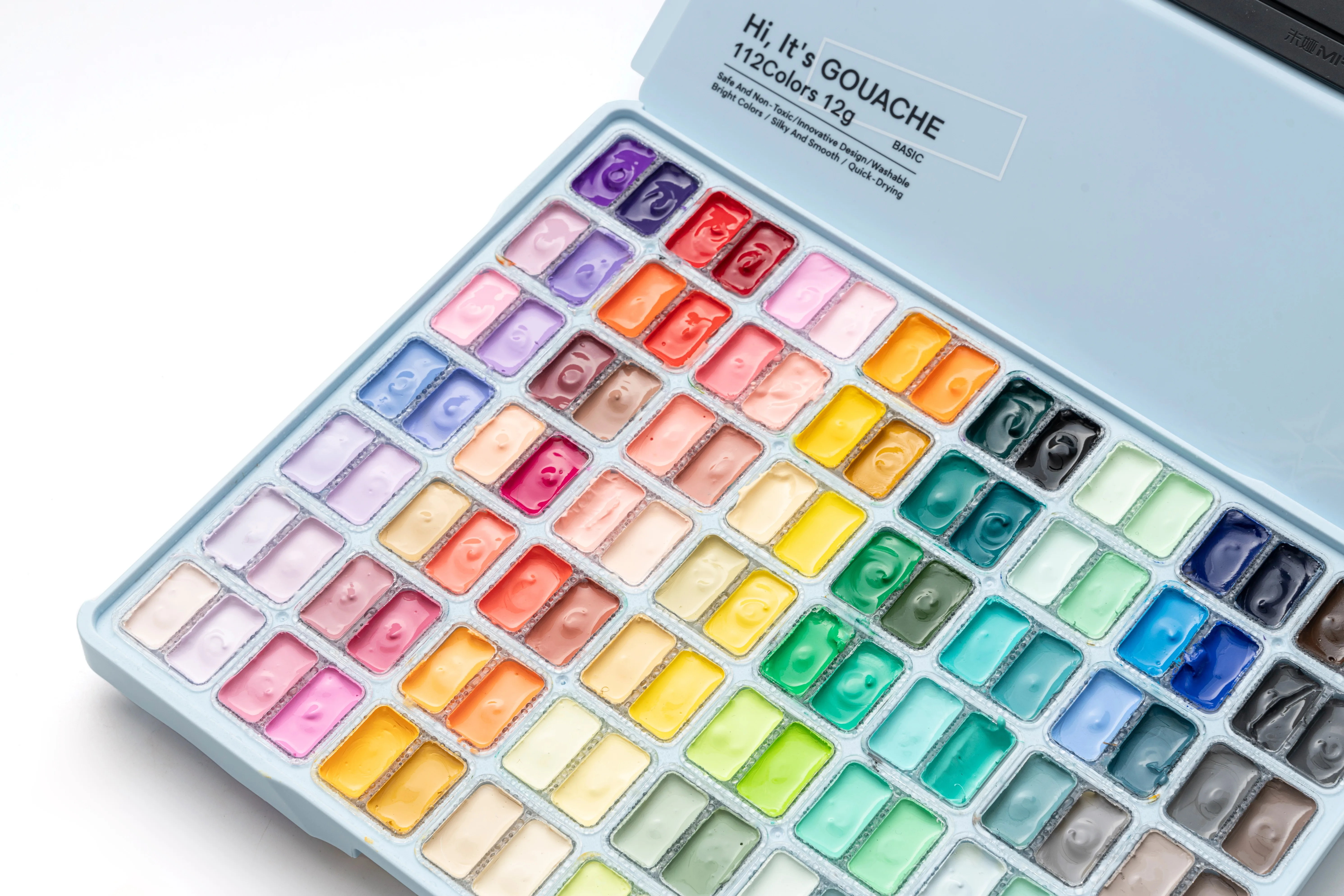 PROFESSIONAL MIYA HIMI 12G 112COLORS GOUACHE PAINT SET, ICE BLUE