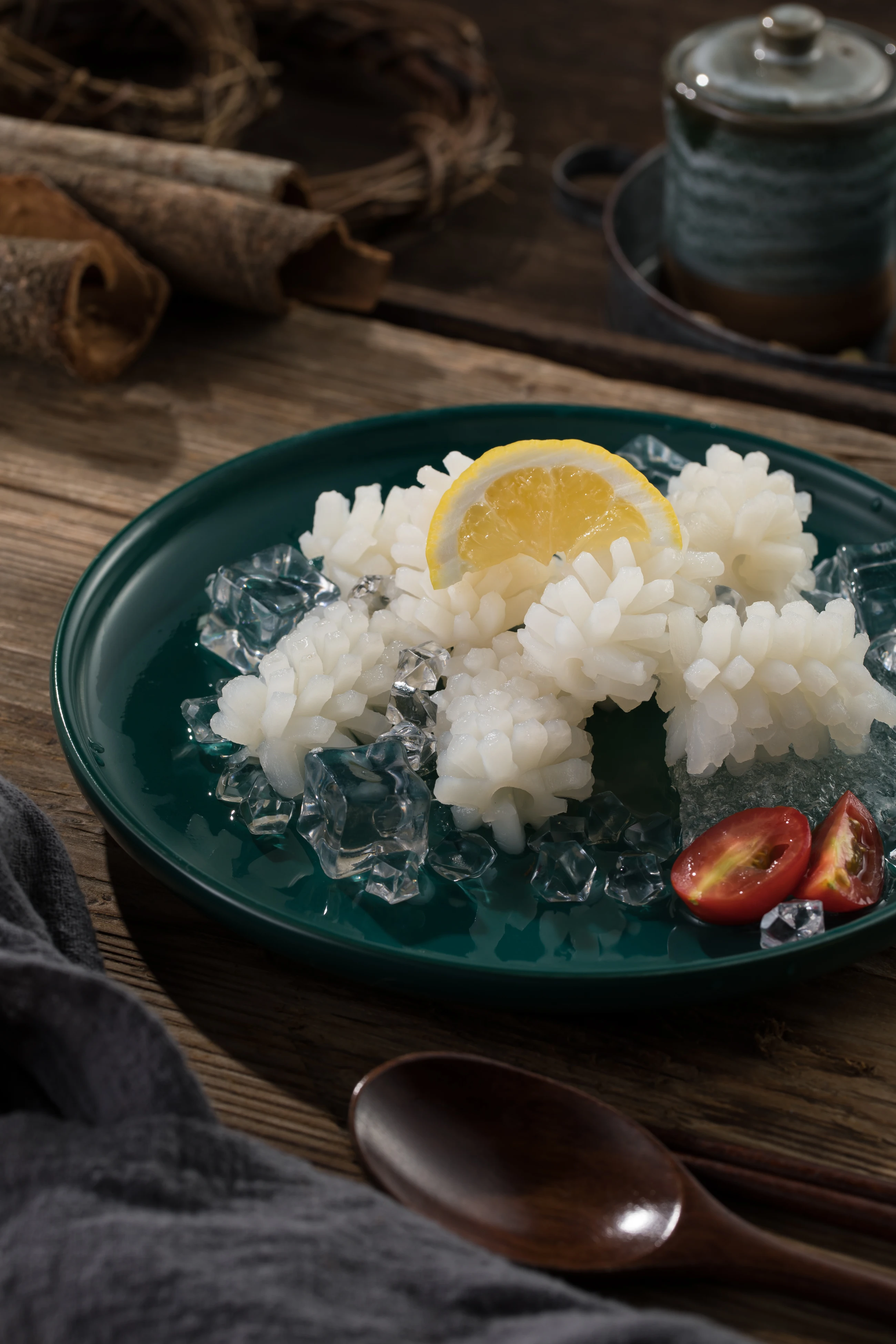 Замороженный цветок кальмара SANFENG морепродукты и свежий стиль