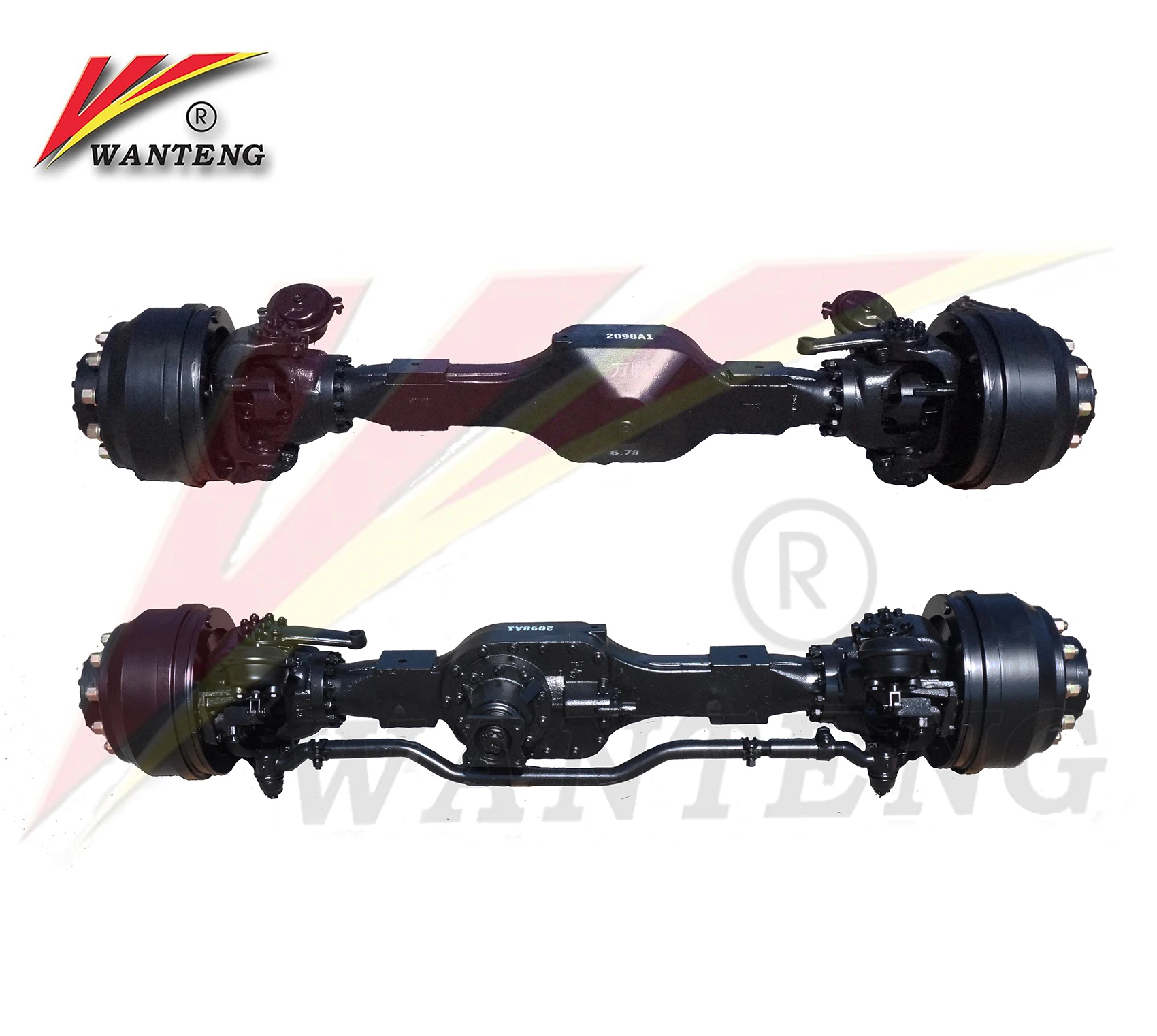 China supplier car truck front drive axle with wheel hub reduction